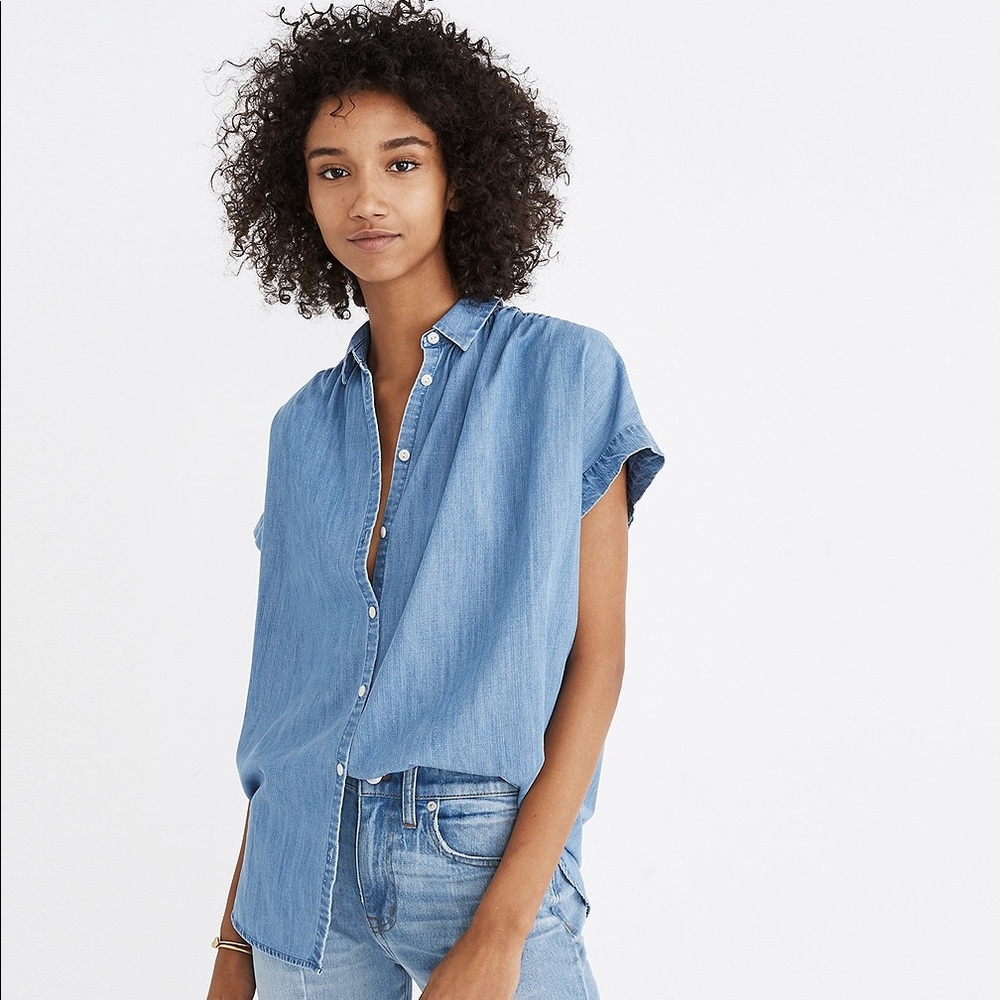 Madewell Central Shirt in Roberta Indigo